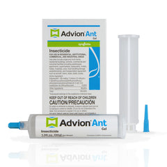 Syngenta Advion ant gel bait tube used for targeted indoor and outdoor control.