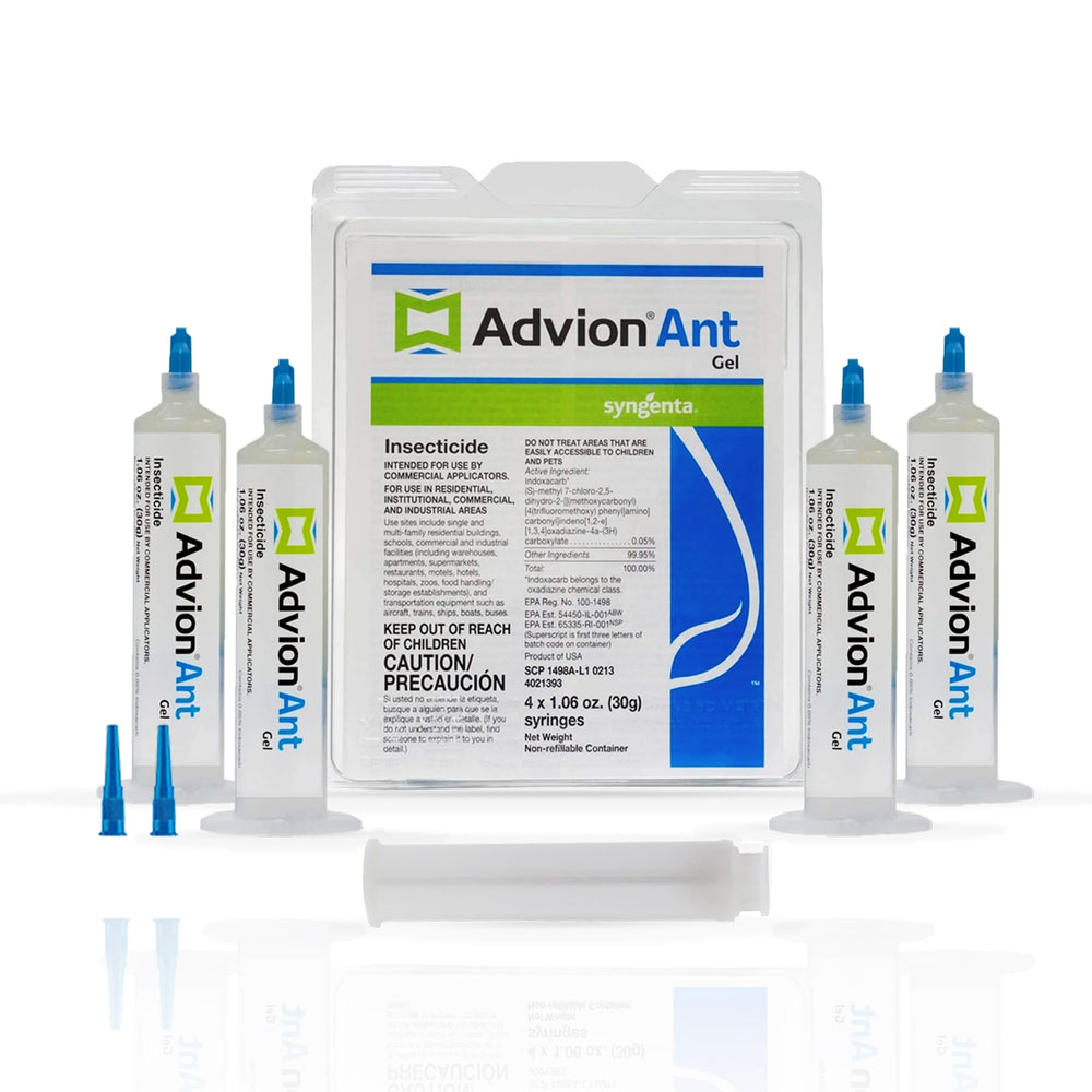 Syngenta Advion ant gel tubes ready for targeted pest control in homes.