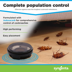 Syngenta Advion Arena bait station placed in a kitchen to target problem areas.