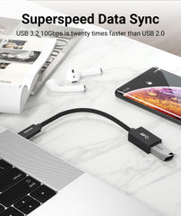 Syntech adapter with aluminum housing for heat dissipation during use