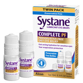 Systane Complete PF bottle pour for fast on-eye relief