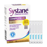 SYSTANE Complete PF packaging and vials for convenient on-the-go relief