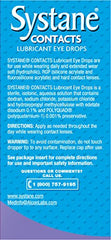 Systane Contacts Drops dropper detail highlights easy, precise application.