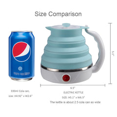 T-magic travel foldable kettle unfolded for desk-ready use