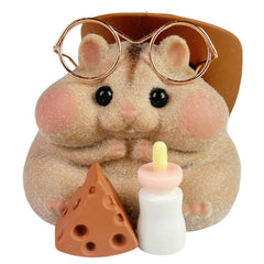 Taba squishy hamster toy brown closeup highlighting soft fur for tactile play