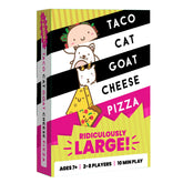 Taco Cat Goat Cheese Pizza oversized cards boost visibility for larger groups during family game night