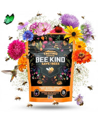 Tactiko Survival Garden 26 wildflower seeds bag front view ready to attract pollinators