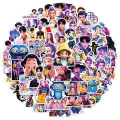 TaDadaPAO Demon Hunters stickers 60-pack with vibrant designs for durable use on kids' items