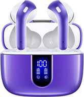 TAGRY X08 case LED display reveals charge status for case and earbuds, aiding quick power checks.