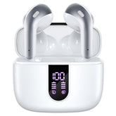 TAGRY X08 case with LED display shows battery levels for case and earbuds