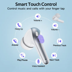 TAGRY X08 earbuds featuring IPX5 waterproof design for sweat resistance