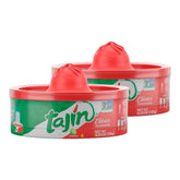 Tajin Classic Chile Lime Rimmer bottle close-up for bold drink flavor