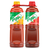 Tajin Fruity Chamoy Sauce bottle adds a fruity kick to snacks and drinks.