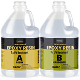 TAKIMO 68oz UV-resistant resin kit for coating surfaces with crystal clarity