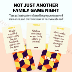TALES durable, portable deck fits in a bag for spontaneous family moments.