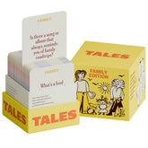 TALES Family Edition 150 Conversation Cards ready for a cozy family night of storytelling and connection.