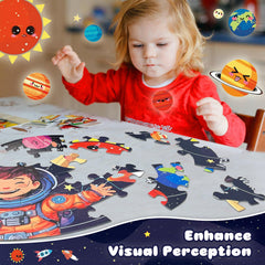 TALGIC kids assembling puzzle promotes collaborative play and family bonding