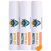 Tallowbourn grass-fed lip balm tube delivers lasting moisture for daily use.