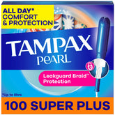 Tampax Pearl LeakGuard Braid protects against leaks for everyday confidence