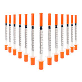 TAMUTO syringes with needle, individually sealed for sterile handling.