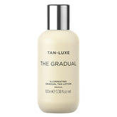 Tan-Luxe Gradual Illuminating Lotion bottle for daily hydration and natural glow.