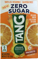 Tang On The Go! Orange drink mix packets for convenient on-the-go hydration with citrus flavor