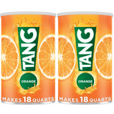 Tang Orange drink mix in two canisters for family-sized batches and easy refills.