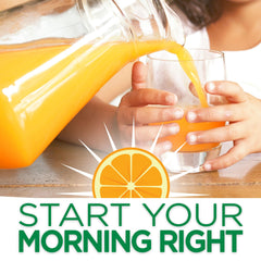 Tang Orange mix provides vitamin C boost in every glass.