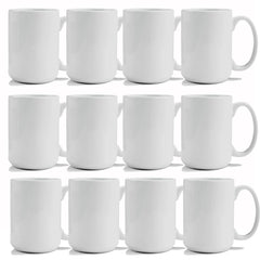 TANGLONG 15 oz sublimation mug in white, perfect for custom gifts.