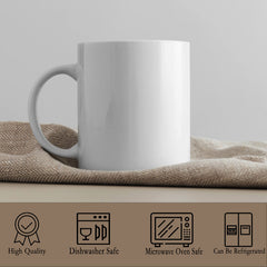 TANGLONG sublimation mug blank coating closeup; bright surface and bold colors.