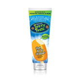 Tanner's Tasty Paste Ooh La La Orange bottle, kid-friendly fluoride toothpaste for daily brushing.