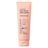 Tanologist Daily Glow Body Lotion tube showing gradual tan development for a natural look.