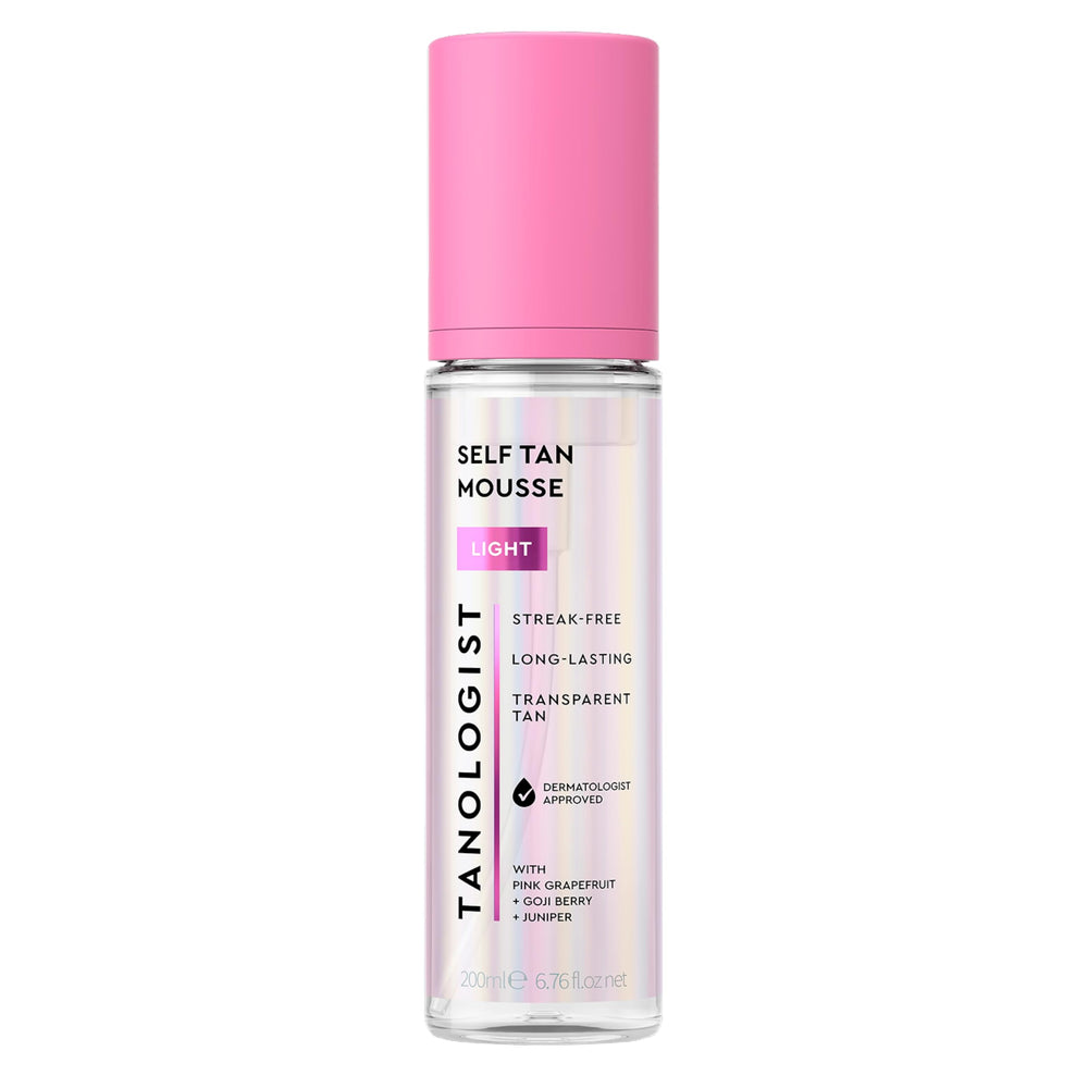 Tanologist Self Tan Mousse face and body application for natural, streak-free color