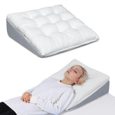 TANYOO bed wedge pillow showing dual-layer memory foam for plush comfort and support