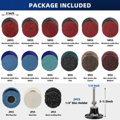 Tanzfrosch aluminum oxide discs span many grits for prep and polish.