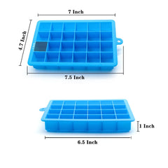 TAO CICADA ice tray green lid shown with stackable design for compact storage.