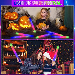 Taotuo Glow Sticks include batteries installed for ready-to-use fun.