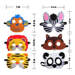 TAOVEN felt rhino mask perfect for imaginative dress-up