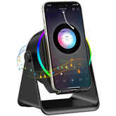 TARKARI wireless induction speaker stand: instant music by placing your phone on the center.
