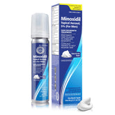 TARO Minoxidil foam bottle shown for daily scalp application supporting thinning hair.