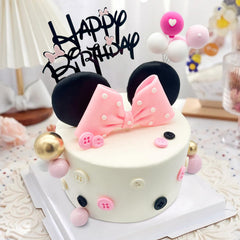Tarocynn mouse ears enhance cake decor with charm.