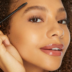 tarte brows for days framing gel clear swatch on skin highlights subtle, residue-free lift