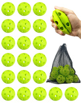Tarutaru 20-pack plastic practice balls for baseball and softball, safe for indoor use.
