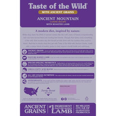 Taste of the Wild ancient grains blend with quinoa millet sorghum chia for balanced nutrition