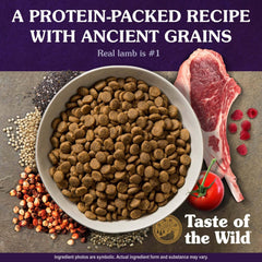 Taste of the Wild omega fatty acids promote healthy skin and coat