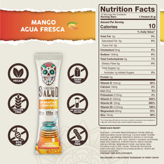 Taste Salud elderberry immune-support powder with mango flavor for daily wellness.