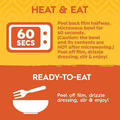 Tasty Bite microwave-ready meal—90 seconds heat and eat for a quick plant-based lunch.
