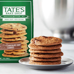 Buttery Tate's cookies offer classic chocolate chip flavor in every bite.