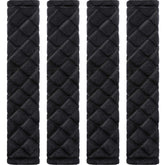 Tatuo extra-long seatbelt pad cushions neck during long drives