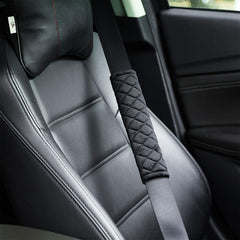 Tatuo four-pack black seatbelt pads for shared use